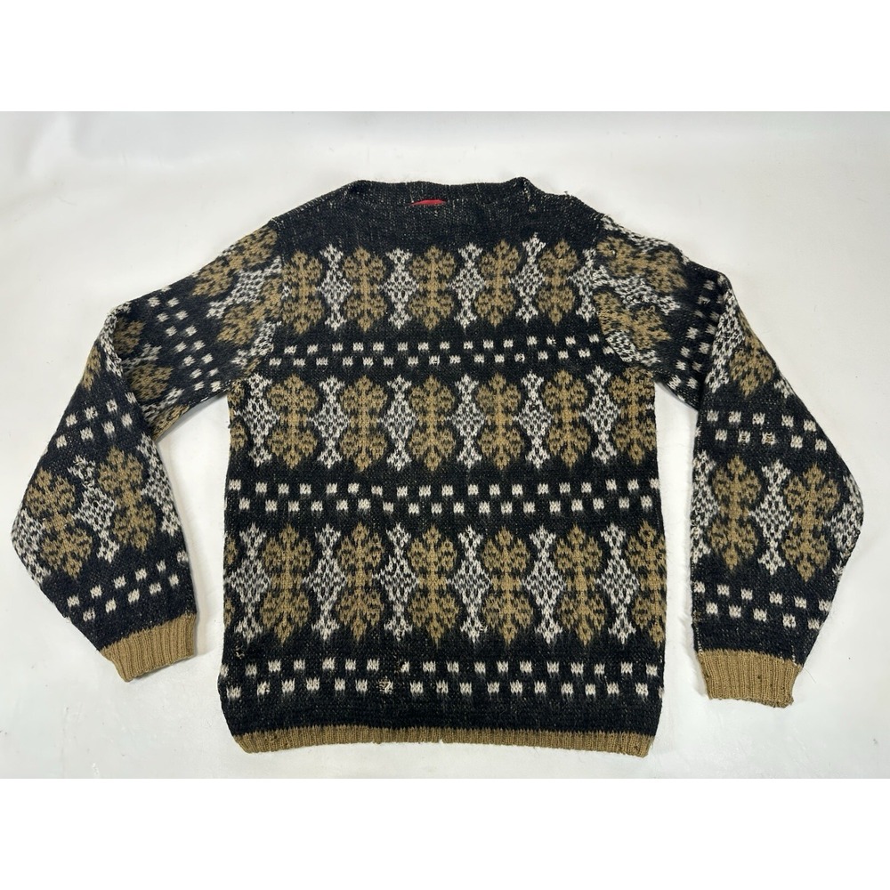 JANTZEN fuzzy MOHAIR wool grandpa Cobain Sweater‎ Size M grunge vintage